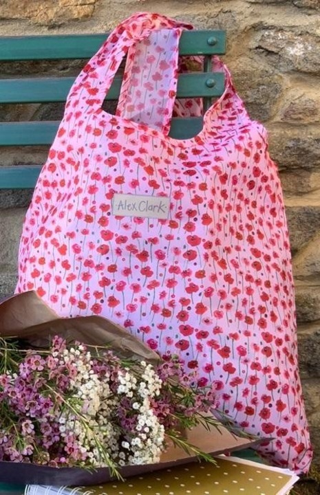 Bevásárlótáska, Alex Clark, újrahasználható, 455x408mm, nagy fülekkel