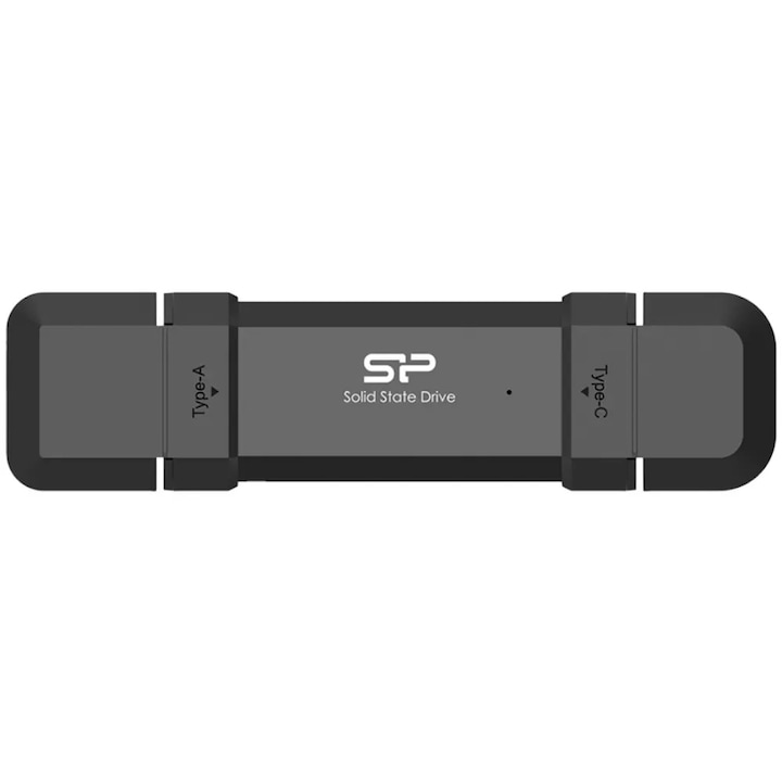 Външен SSD Silicon Power 1TB DS72 Dual USB-C/USB 3.2 Gen 2 SP001TBUC3S72VPK