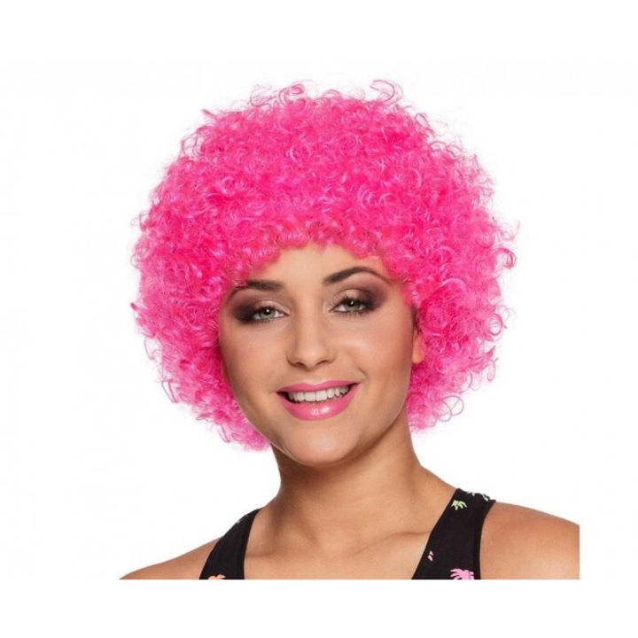 Peruca Pop roz, Godan, 246x199mm, pentru copii, ocazii, costume