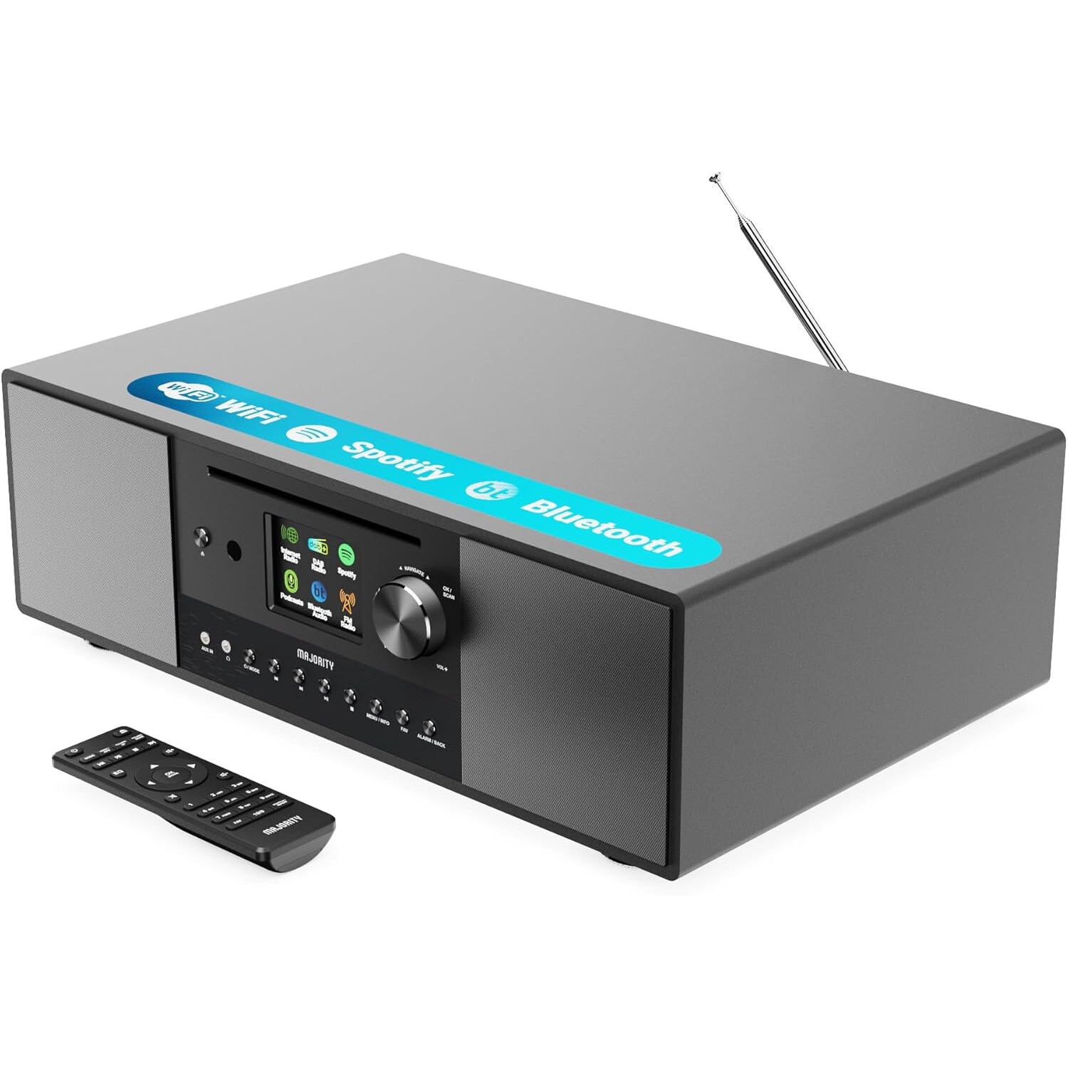 Radio internet global all in one, Majority, Quadriga, DAB+