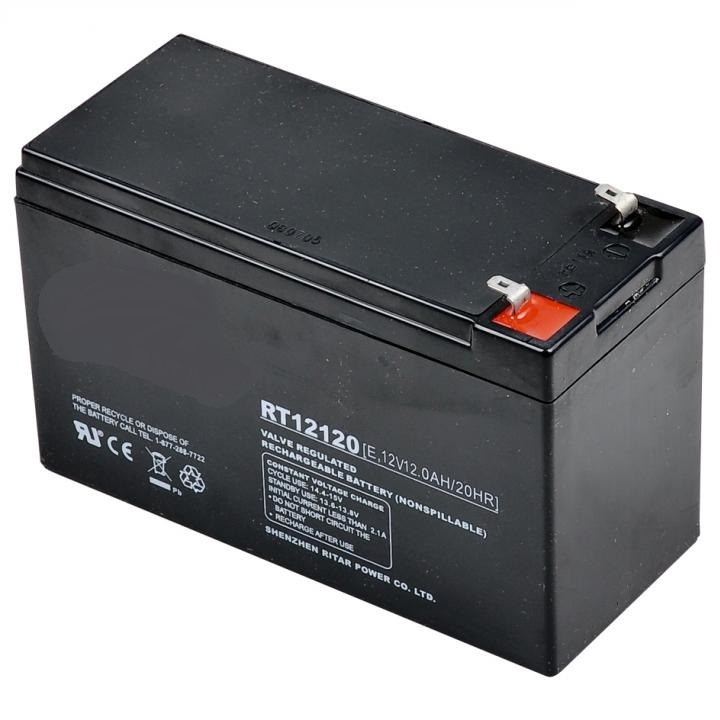 Акумулатор, Оловно-киселинен, 12 V / 12 Ah, 151 x 98 x 95 mm, черен