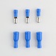 Kit conectori terminali izolati, JZRO, 200 bucati, albastru, 1.5-2.5mm, 15A