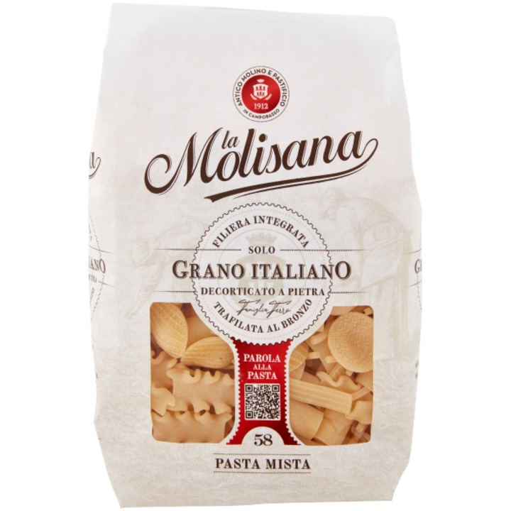 Makaron Misto Corto N.58, La Molisana, 500g, din semolina de grau dur, fara conservanti