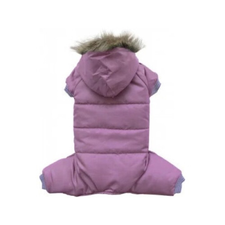 Geaca captusita cu gluga - Roz - XXS