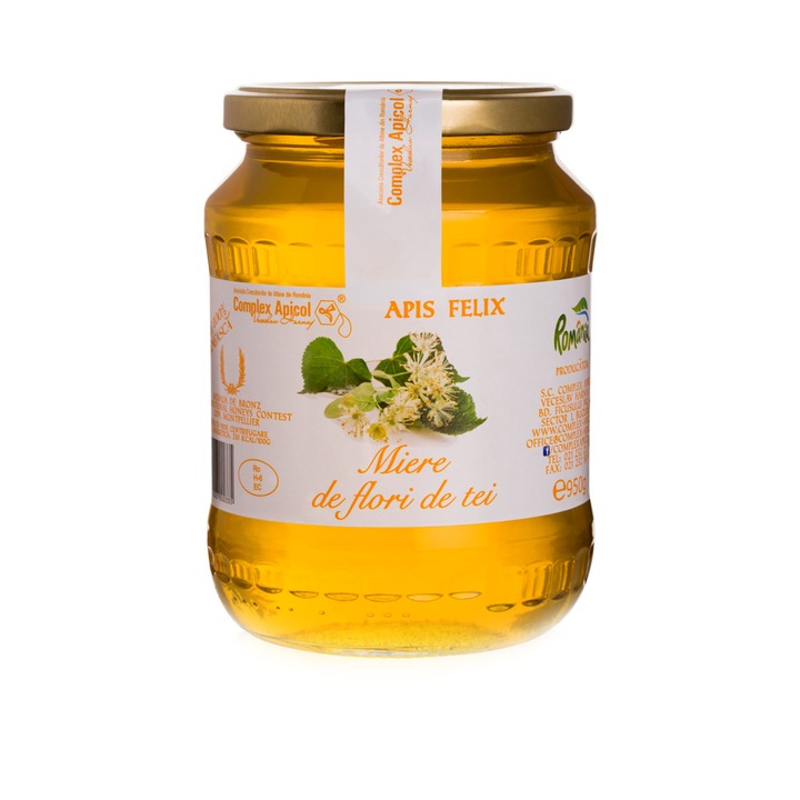 Miere de flori de tei Apis Felix, 950 g
