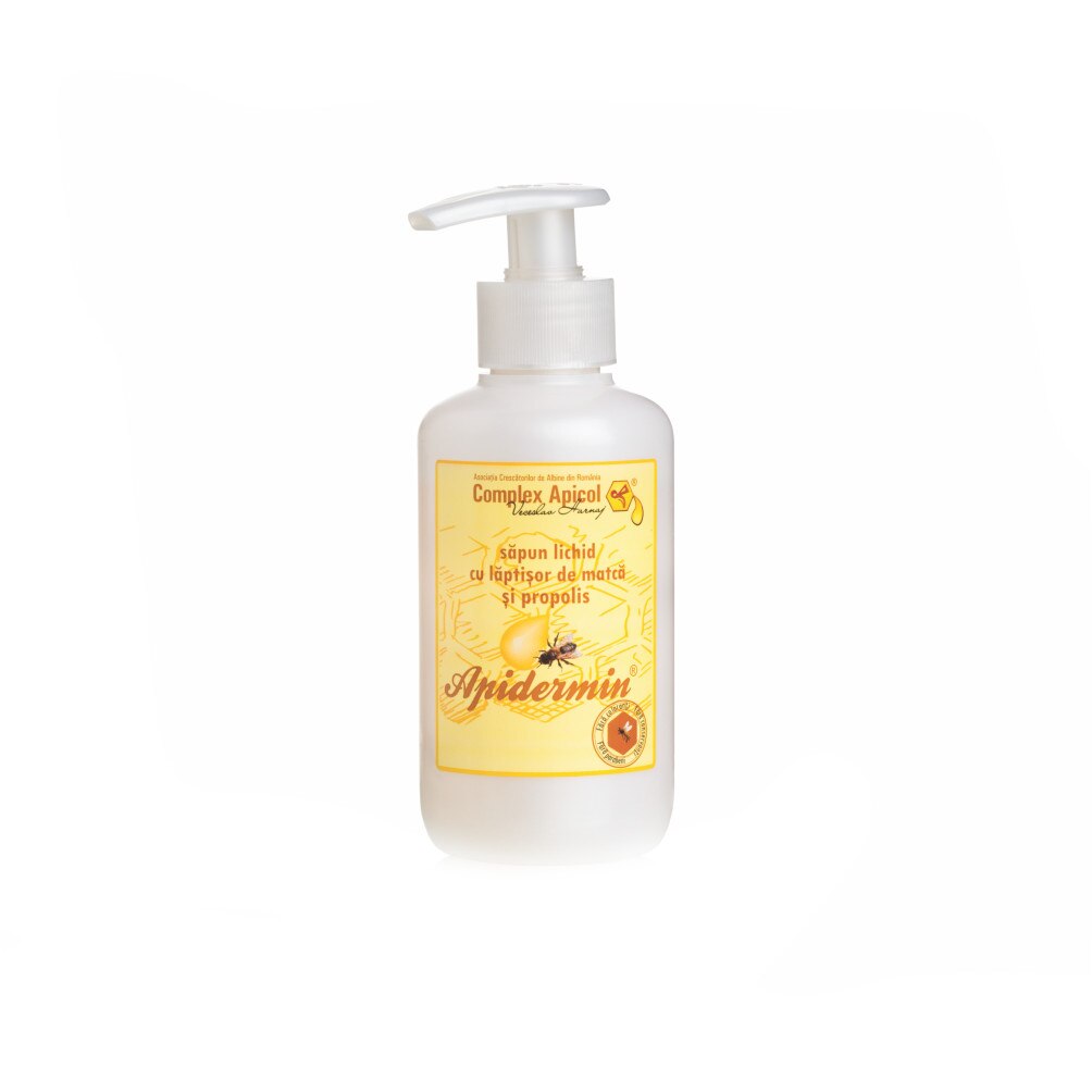 Sapun lichid, Apidermin, cu propolis si laptisor de matca