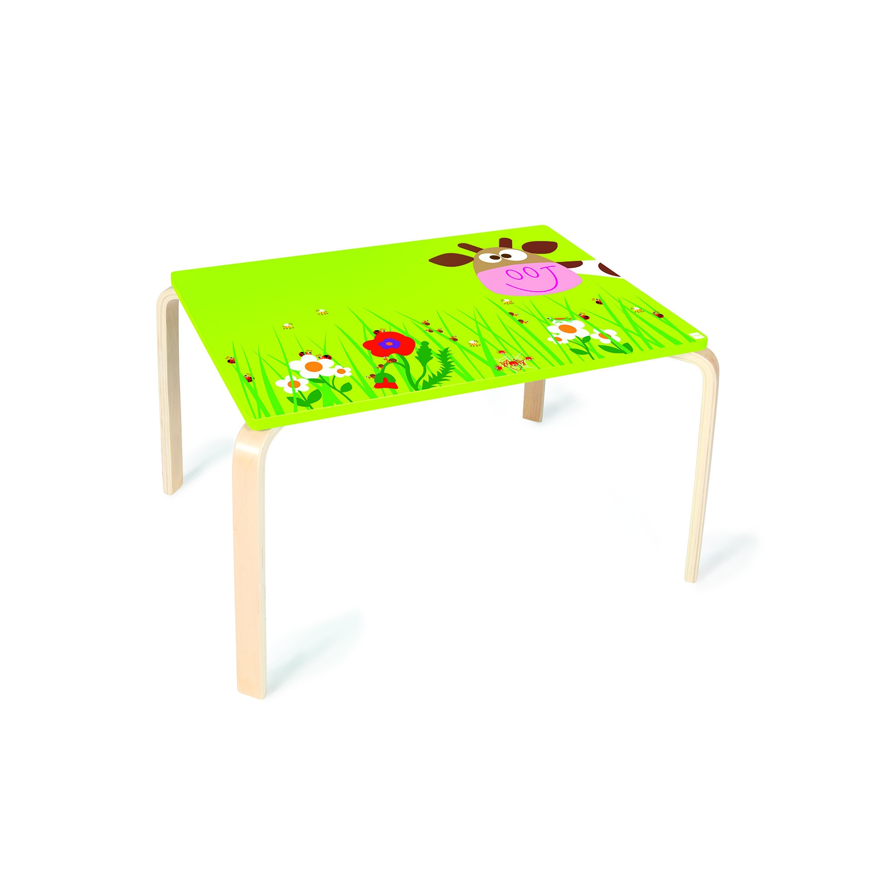 Masa pentru copii, model Vacuta Maria, Scratch