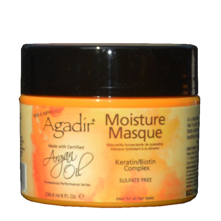 Маска за коса Agadir Argan Oil, Кератинова, Протеинова, Хидратираща, 236 мл