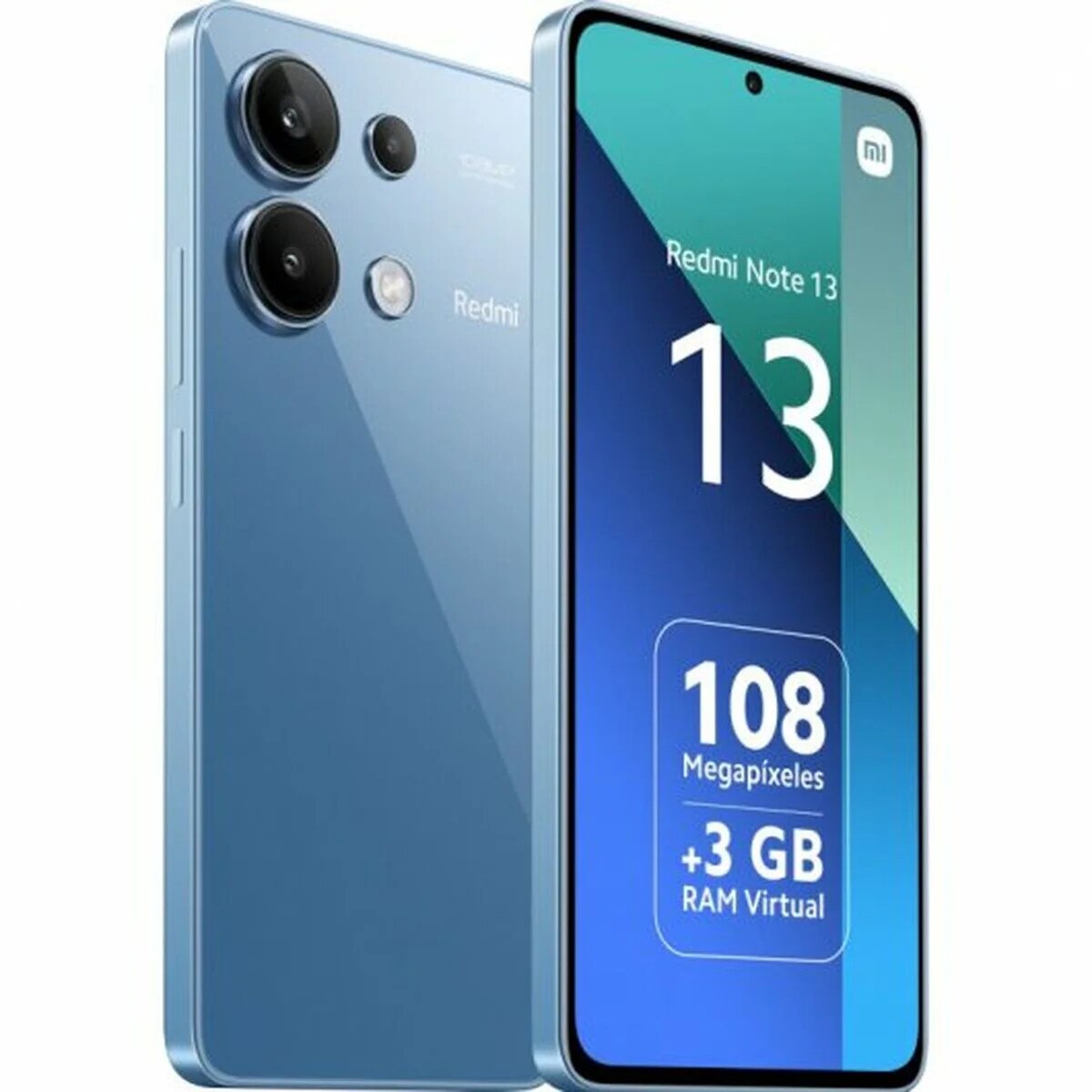 Smartphone Xiaomi Redmi Note 13, Dual SIM, 6GB RAM, 128GB, Ice Blue