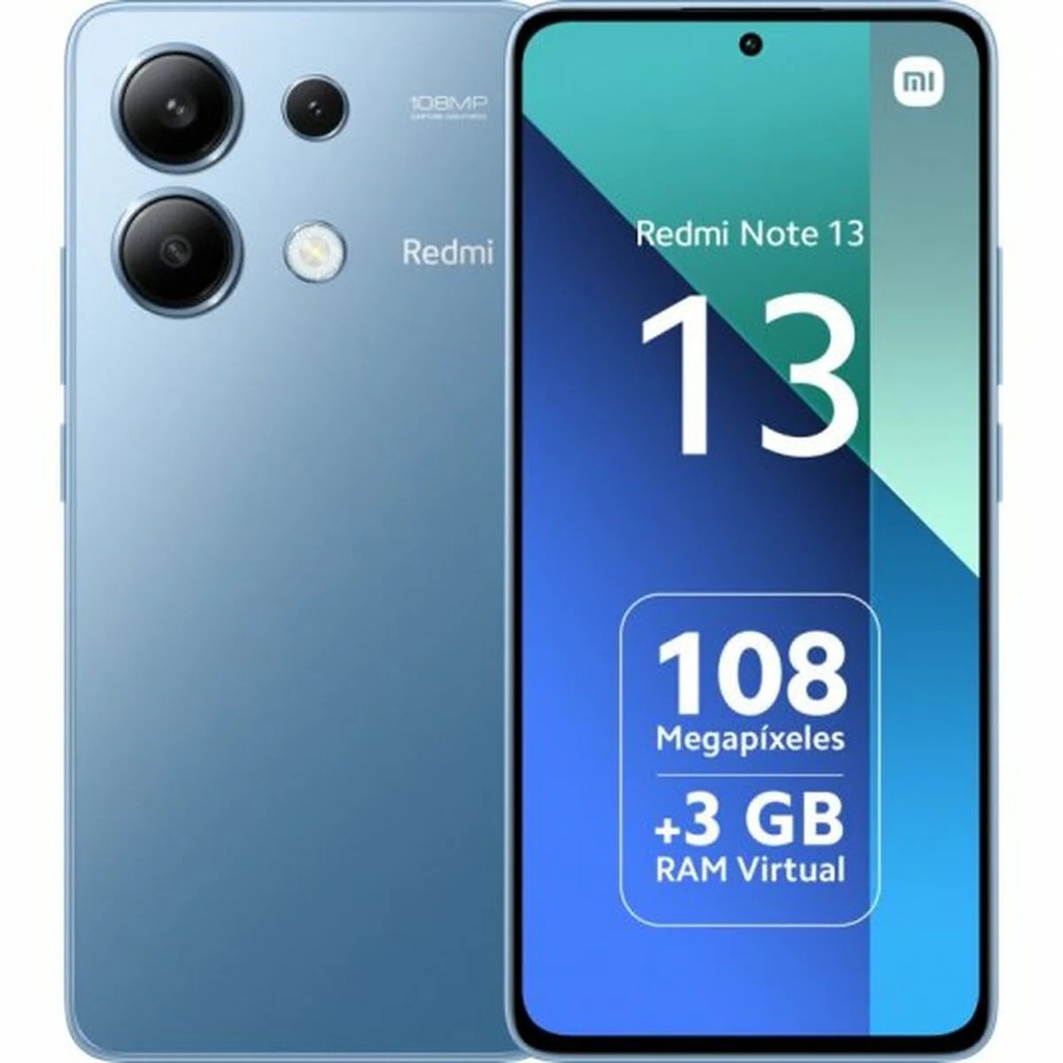 Smartphone Xiaomi Redmi Note 13, Dual SIM, 6GB RAM, 128GB, Ice Blue