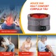 Centura de Masaj Pentru Talie si Spate, Suport Lombar, Functie de Incalzire si Masaj, Reglabila cu 3 Viteze de Masaj, 3 Trepte de Intensitate Pentru Caldura, Relaxeaza Muschii, Usor de Utilizat, 5000 mAh, Destinata Adultilor, Gri