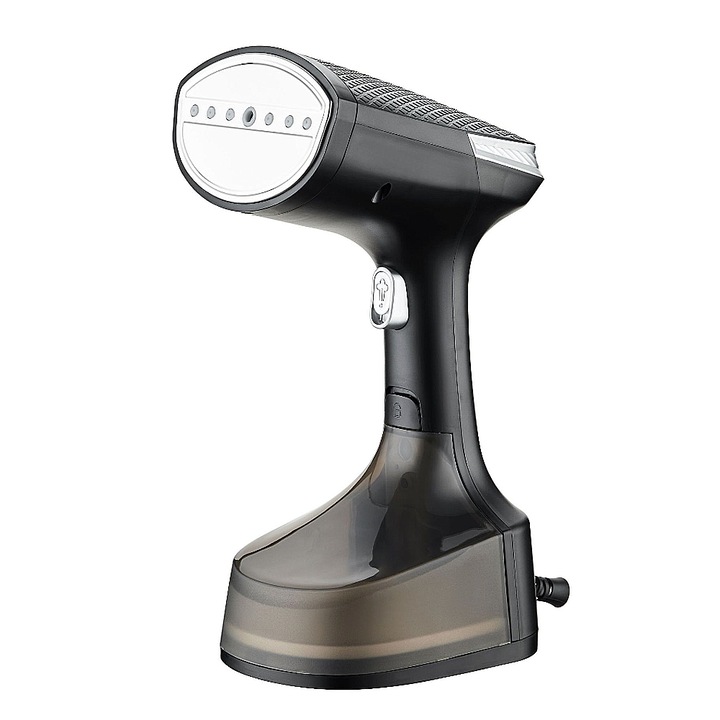 Aparat de calcat cu aburi, 1600W, 350ml, abur puternic 20g/min, negru