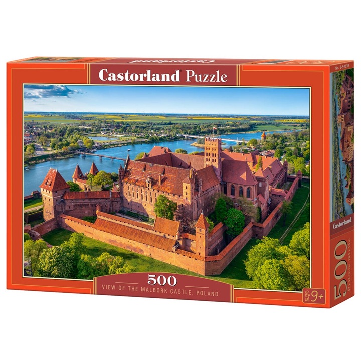 Пъзел, 500 елемента, Castorland, image Malbork, 47x33см