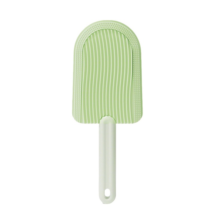 Unealta de indepartare a parului pentru animale, forma de popsicle, dubla fata, din cauciuc moale, 10x5cm