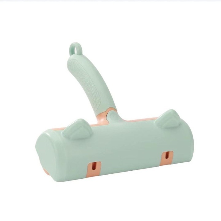 Rola pentru indepartarea parului de animale, reutilizabila, ecologica, compacta, verde