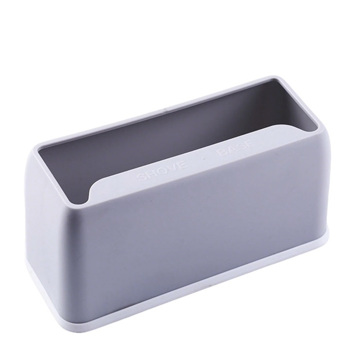 Suport pentru lopata de litiera, recipient de depozitare, design practic, gri, dimensiuni universale