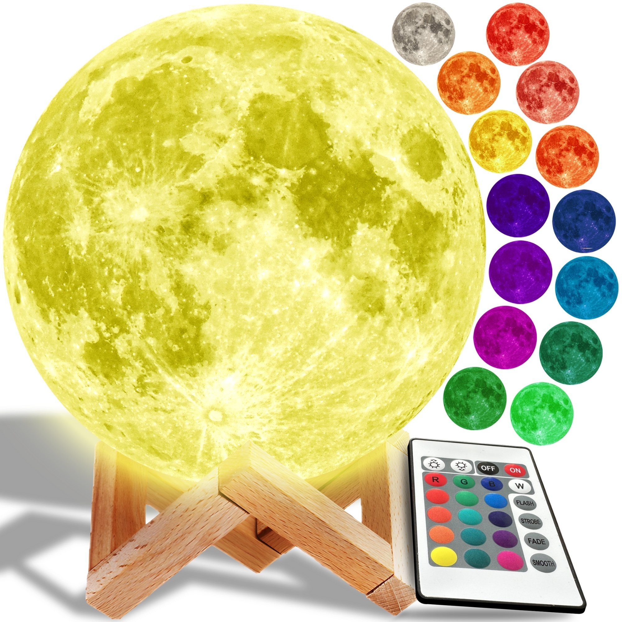 LAMPA DE NOAPTE LUNA pentru Copii LED Lampa 3D Moon Light cu