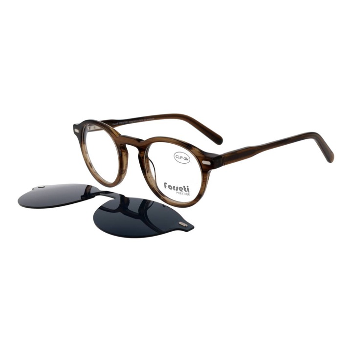 Rama ochelari de vedere cu clip unisex FORSETI 6107 C3