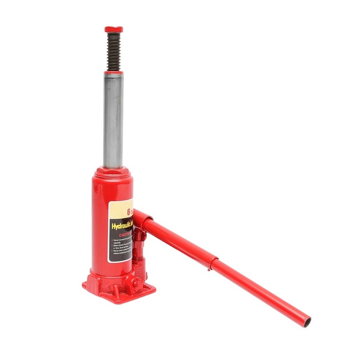 Cric hidraulic tip butelie, capacitate ridicare 6 Tone, 193-376 mm