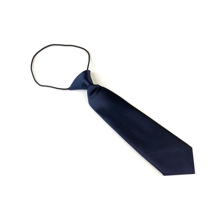 Cravata copii, Famous Kids®, pentru uniforma scoala, bleumarin