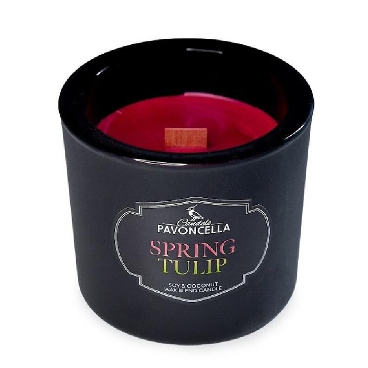 Lumanare din soia Pavoncella, Spring Tulip, 170g