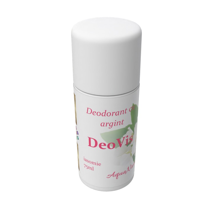 Deodorant roll-on DeoVis, cu argint si aroma de iasomie, 75ml