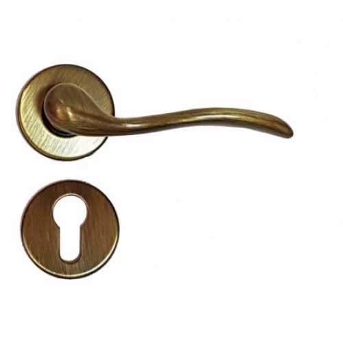 Maner Tolosa usa alama masiv cu rozeta, pentru butuc yala, grafiat lacuit