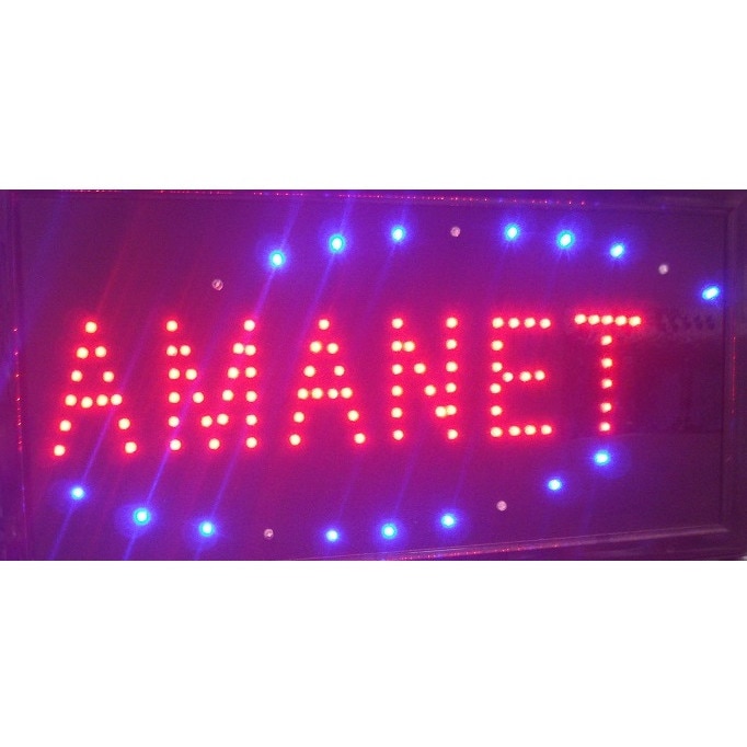 Reclama LED - AMANET - de interior