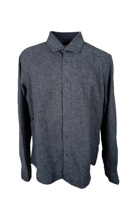 Camasa Gabrian iarna slim albastru