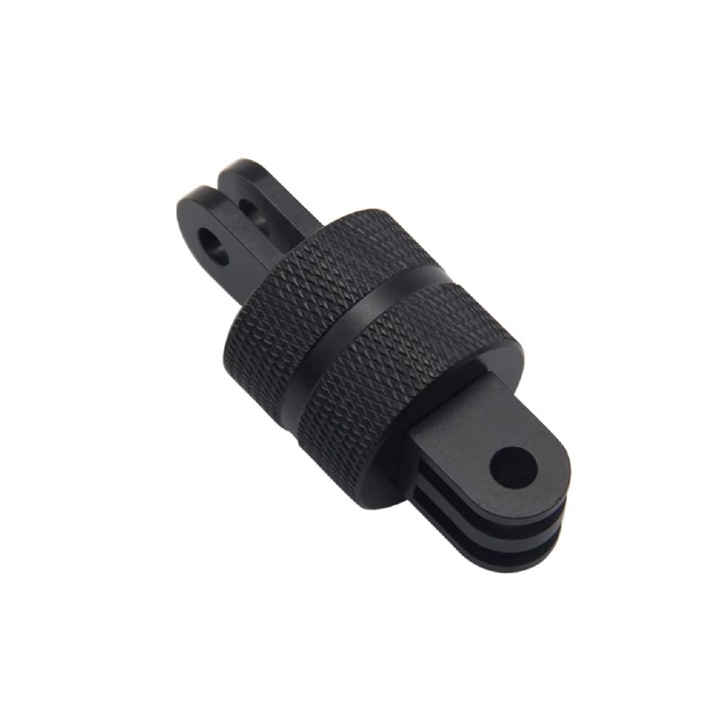 Адаптер, въртящ се на 360 градуса, система за захващане за GoPro Hero 1 2 3 + 4 5 6 7 8 9 10 11 12 Session Mini Max Fusion, insta360 One X Go, SJcam, DJI, универсален, алуминий