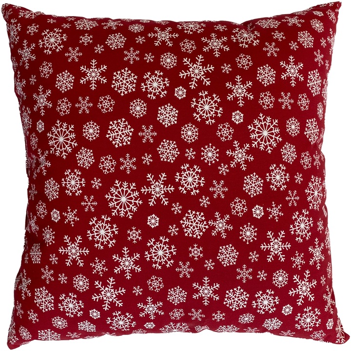 Best Sleep díszpárna, Hópehely, 45x45x10 cm, poliészter