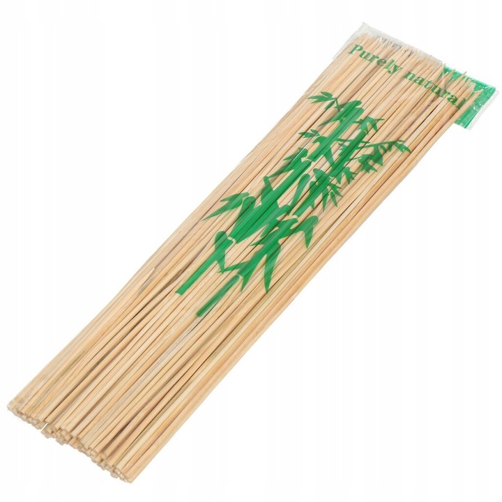 Set 90 bete pentru frigarui, Bambus, 25 cm, 3 mm