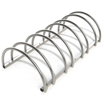Suport rastel biciclete cu 4 sloturi -model 0022-4 Argintiu Suport rastel biciclete cu 4 sloturi -model 0022-4 Argintiu