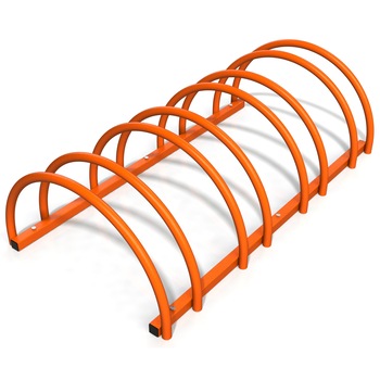 Suport rastel biciclete cu 4 sloturi -model 0022-4 Portocaliu Suport rastel biciclete cu 4 sloturi -model 0022-4 Portocaliu