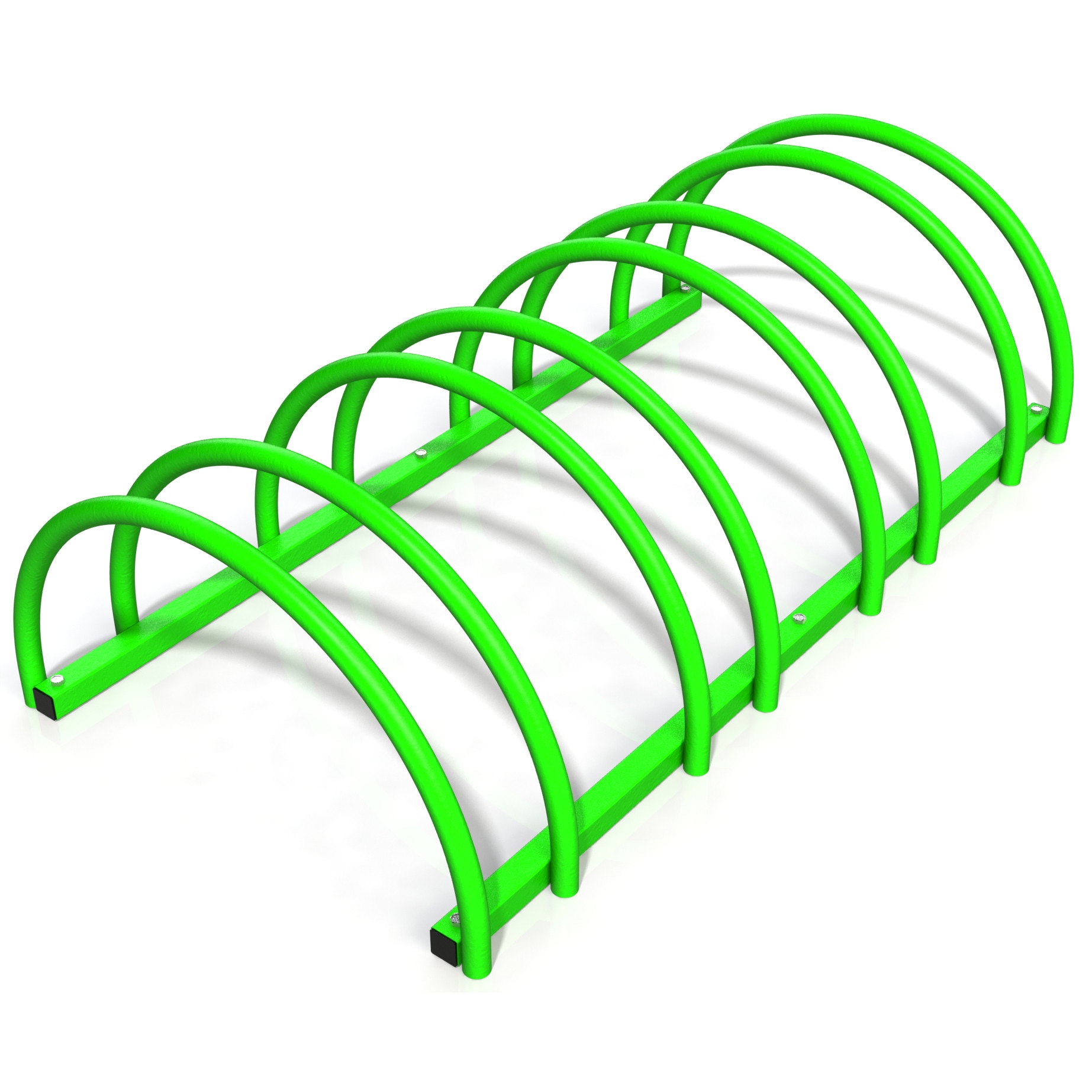 Suport rastel biciclete cu 4 sloturi -model 0022-4 Verde crud