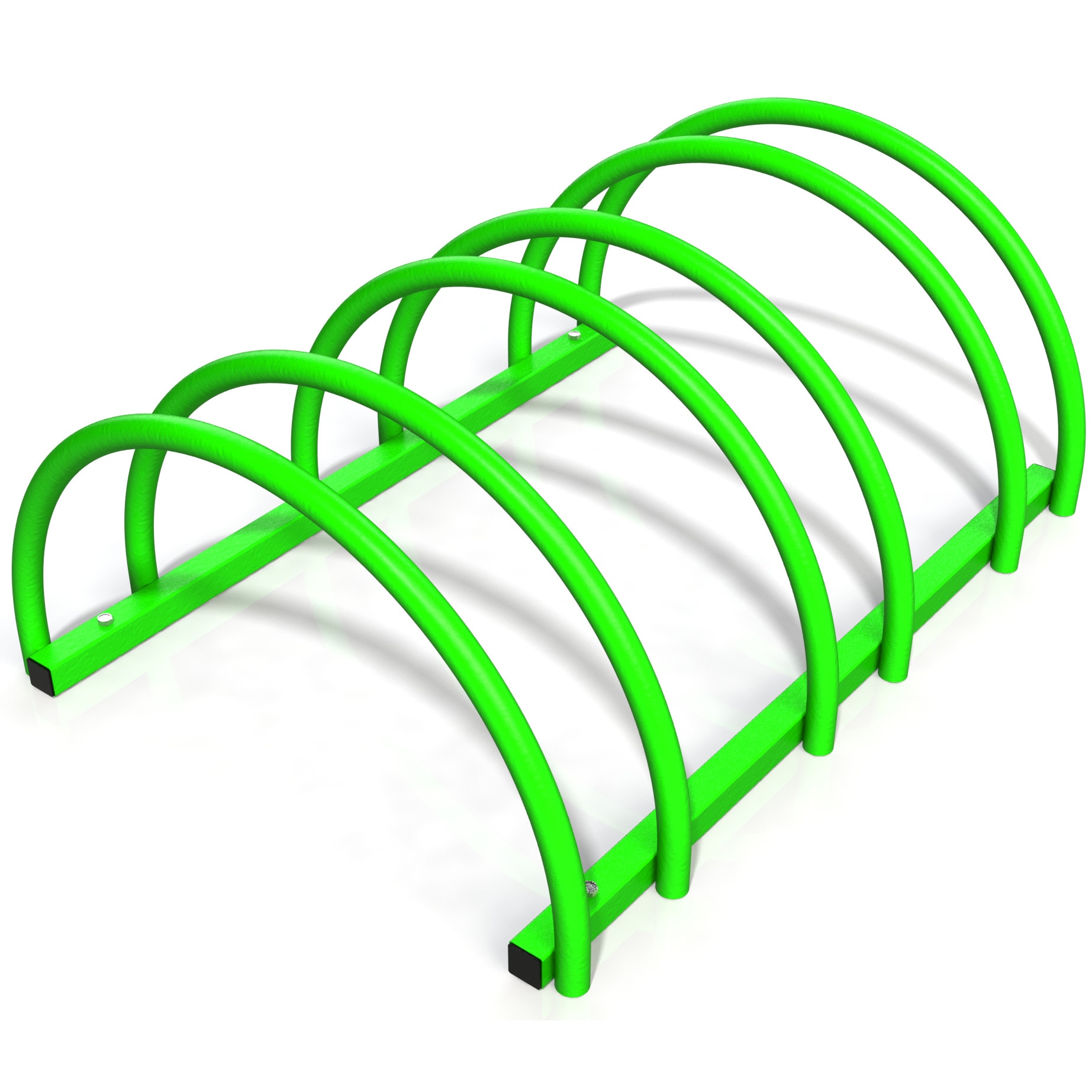 Suport rastel biciclete cu 3 sloturi -model 0022-3 Verde crud