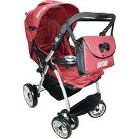 carucior nou nascuti 2 in 1 baby care fk 8211 cu geanta bebe inclusa maner reversibil spatar reglabil 3 trepte landou cadru aluminiu frana piciorroti cu rulmenti rosu aprins imagen 37_0_
0