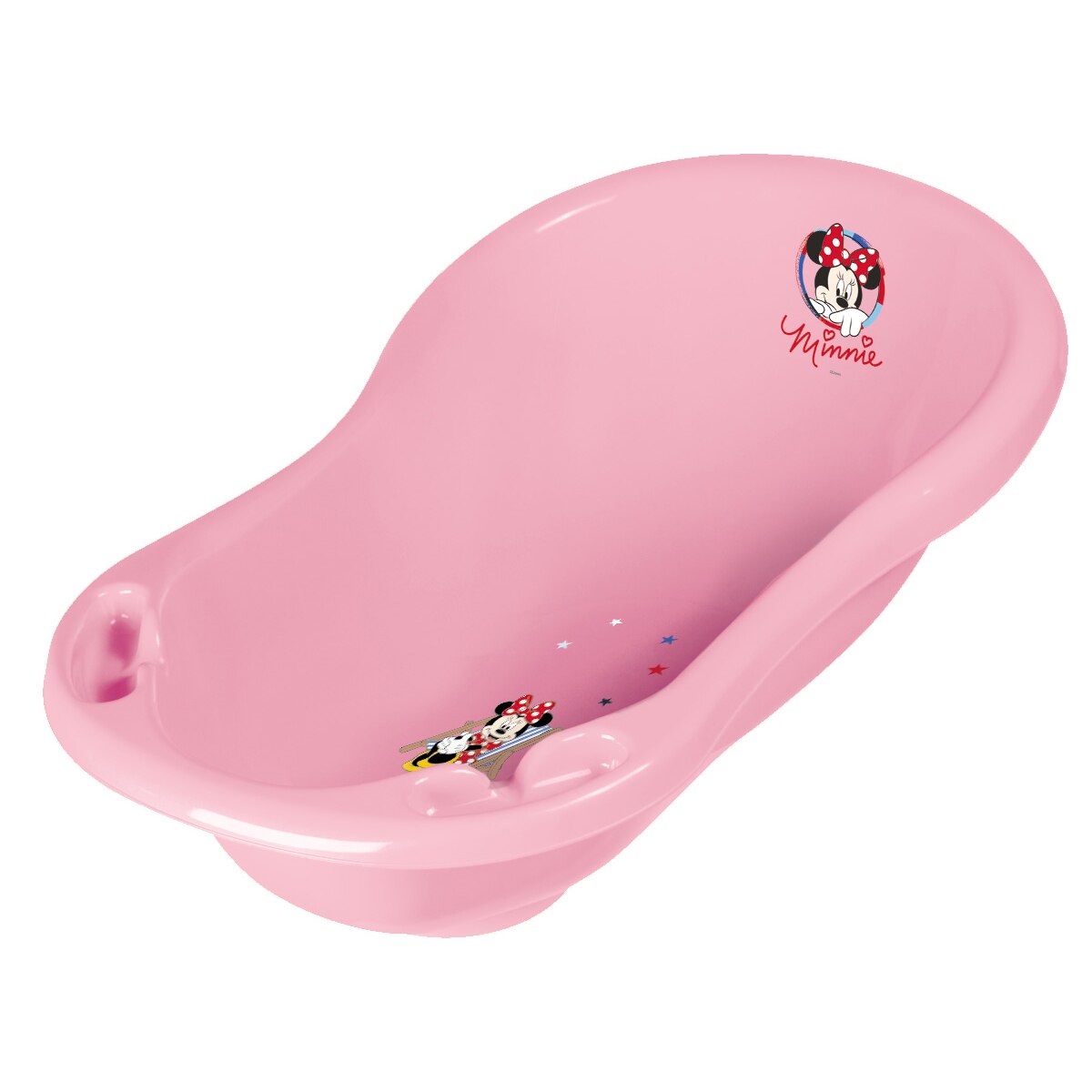 Cadita Disney, 84 cm, cu dop de scurgere, 1954 Minnie, roz