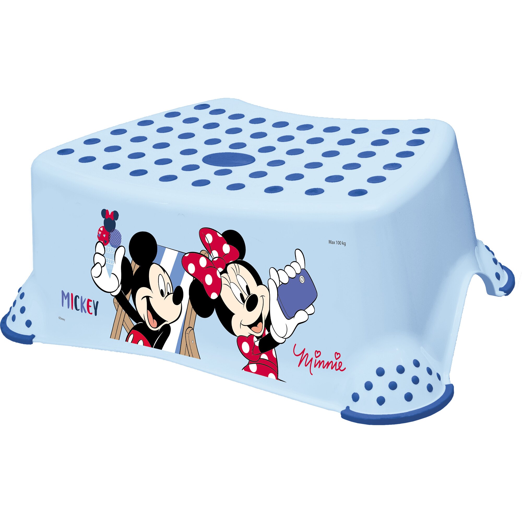 Inaltator baie, Disney, antiderapant, 1949, Mickey, bleu