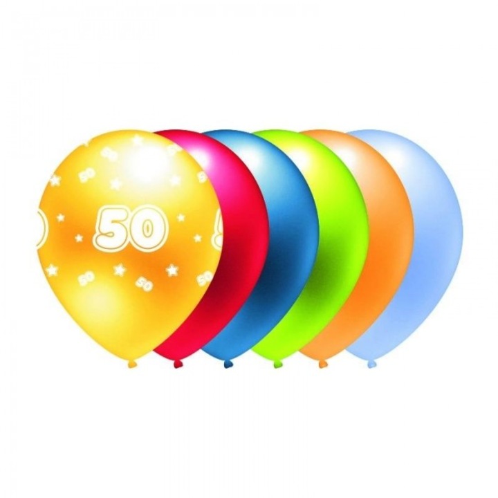Балон 50 микс от метални цветове 5 бр