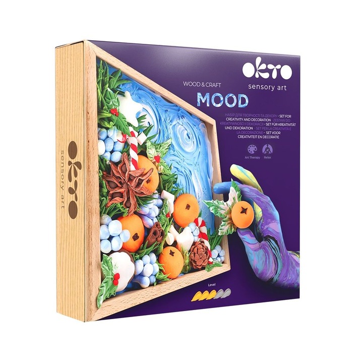 Set de creatie Wood & Craft - Succulents, 21*21cm - Joy