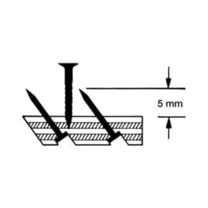 Set 10 Gripper 20X5 mm pentru montaj mocheta
