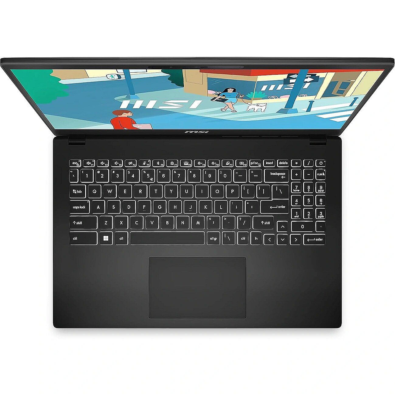 Laptop MSI Modern 15 H C1MG-013PL, 15.6 inch 1920 x 1080, Intel Core Ultra 5 -125H 14 C / 18 T, 4.5 GHz, 18 MB cache, 16 GB DDR5, 512 GB SSD, Intel Arc Graphics, Windows 11, Black