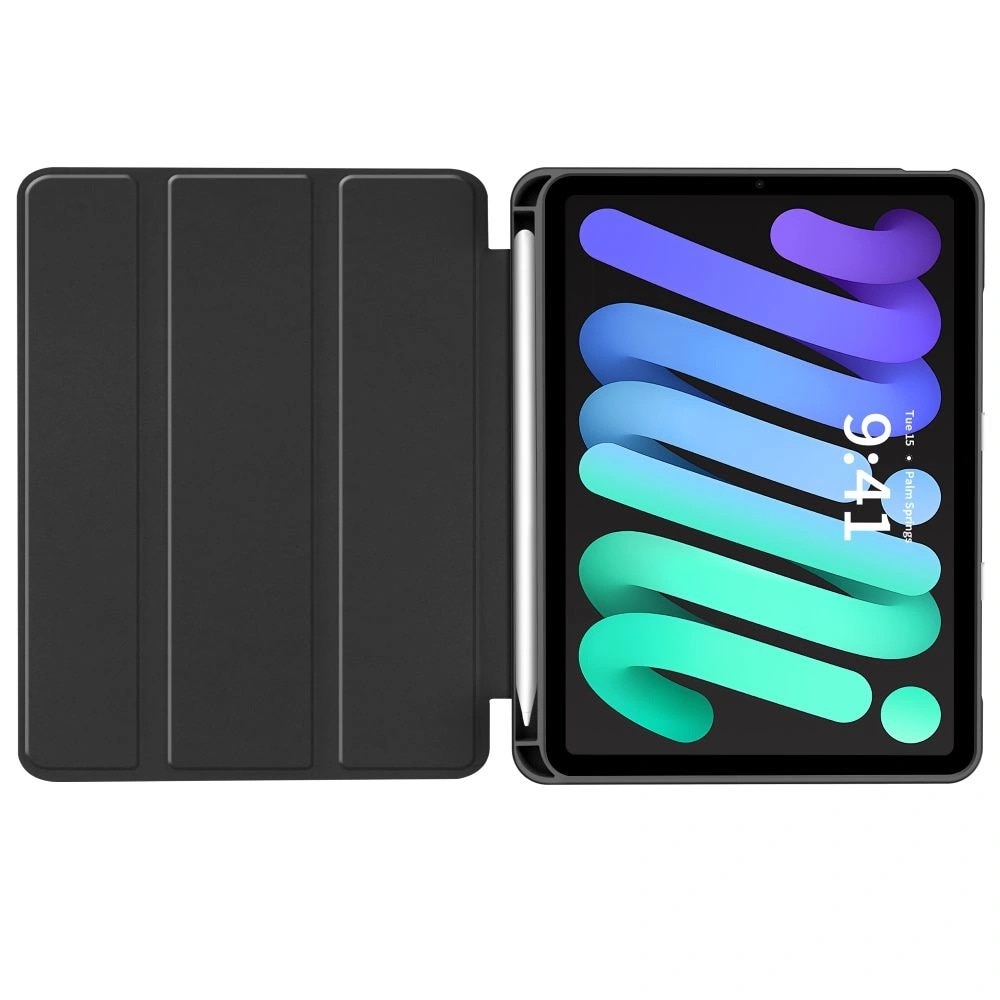 Etui Tech-Protect SC Pen pentru iPad Mini 8.3, compartiment Apple Pen, negru, set 1x etui