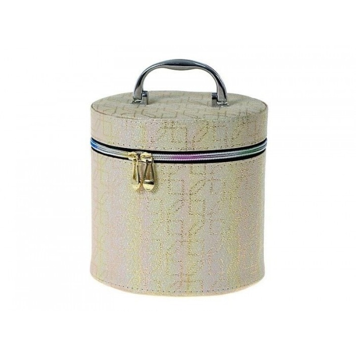 Kozmetikai táska tükörrel, ADAR, 17x16x17cm