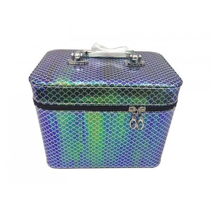 Kozmetikai táska tükörrel, Adar, 21x14x13cm