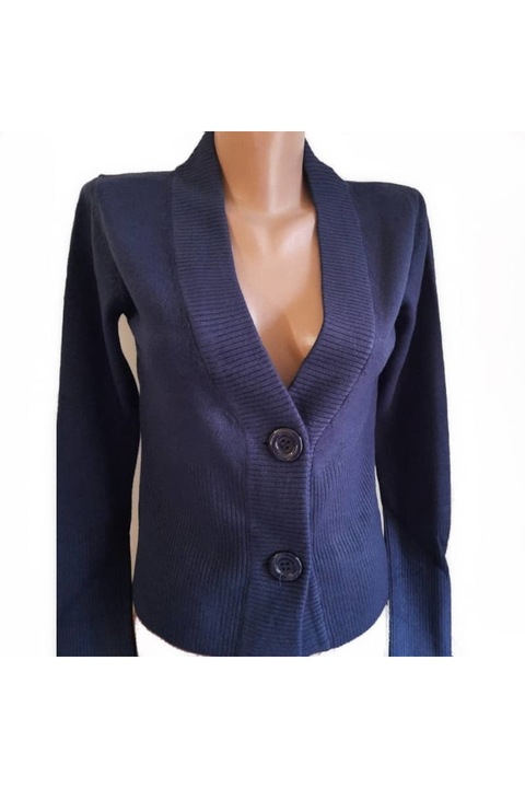 Pulover Anda P736B culoare bleumarin, marime 34-36 EU