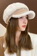 Sapca dama, model pufos cu cozoroc, confortabila, tematica british style, EFAYN