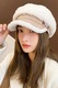 Sapca dama, model pufos cu cozoroc, confortabila, tematica british style, EFAYN