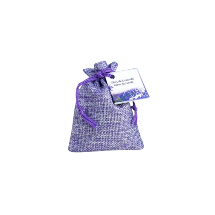 Saculet cu flori de lavanda ecologice